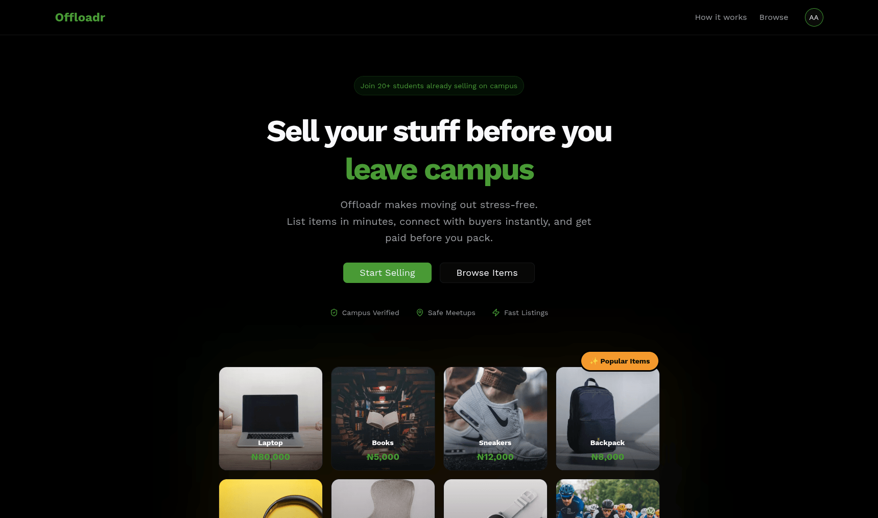 Screenshot of Offloadr project